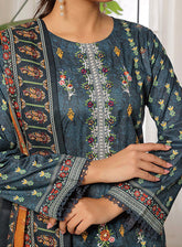 Pehchaan By Pakdaman Chikankari Lawn 3 Piece Unstitched Suit PDF25RC&E D-CL-479